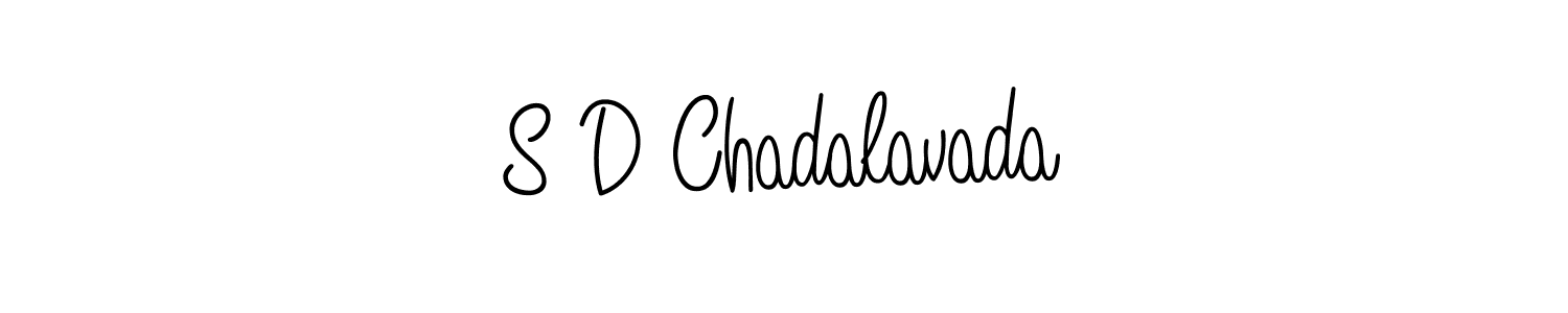 Once you've used our free online signature maker to create your best signature Angelique-Rose-font-FFP style, it's time to enjoy all of the benefits that S D Chadalavada name signing documents. S D Chadalavada signature style 5 images and pictures png
