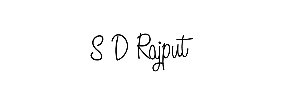Make a beautiful signature design for name S D Rajput. With this signature (Angelique-Rose-font-FFP) style, you can create a handwritten signature for free. S D Rajput signature style 5 images and pictures png