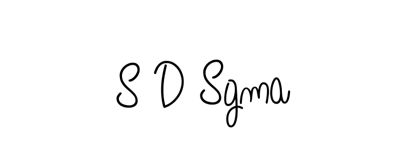 Use a signature maker to create a handwritten signature online. With this signature software, you can design (Angelique-Rose-font-FFP) your own signature for name S D Sgma. S D Sgma signature style 5 images and pictures png