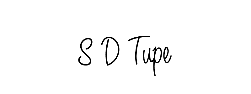 if you are searching for the best signature style for your name S D Tupe. so please give up your signature search. here we have designed multiple signature styles  using Angelique-Rose-font-FFP. S D Tupe signature style 5 images and pictures png