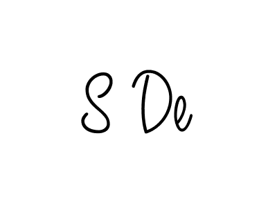 How to Draw S De signature style? Angelique-Rose-font-FFP is a latest design signature styles for name S De. S De signature style 5 images and pictures png
