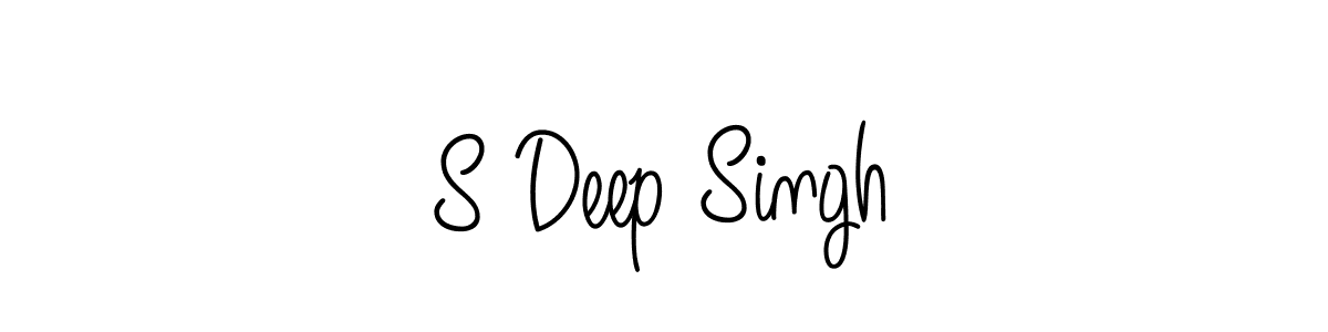 Create a beautiful signature design for name S Deep Singh. With this signature (Angelique-Rose-font-FFP) fonts, you can make a handwritten signature for free. S Deep Singh signature style 5 images and pictures png