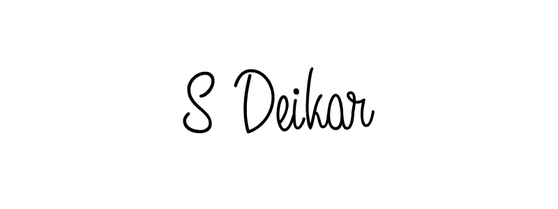 Also You can easily find your signature by using the search form. We will create S Deikar name handwritten signature images for you free of cost using Angelique-Rose-font-FFP sign style. S Deikar signature style 5 images and pictures png