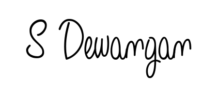 The Angelique-Rose-font-FFP typeface gives name S Dewangan a refined look. Suitable for certificates, diplomas, and official verification. S Dewangan signature style 5 images and pictures png