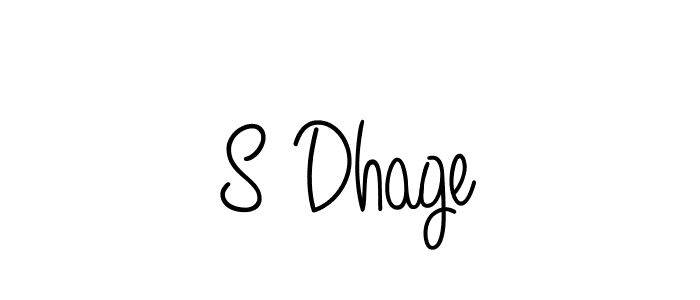 Also You can easily find your signature by using the search form. We will create S Dhage name handwritten signature images for you free of cost using Angelique-Rose-font-FFP sign style. S Dhage signature style 5 images and pictures png