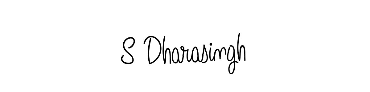 Create a beautiful signature design for name S Dharasingh. With this signature (Angelique-Rose-font-FFP) fonts, you can make a handwritten signature for free. S Dharasingh signature style 5 images and pictures png