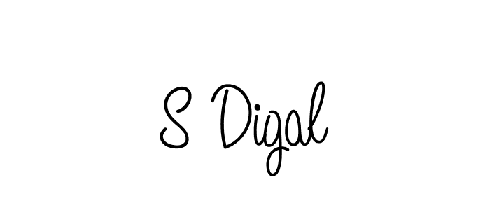 Use a signature maker to create a handwritten signature online. With this signature software, you can design (Angelique-Rose-font-FFP) your own signature for name S Digal. S Digal signature style 5 images and pictures png