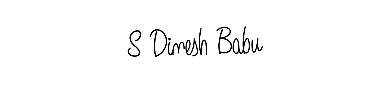 Make a beautiful signature design for name S Dinesh Babu. Use this online signature maker to create a handwritten signature for free. S Dinesh Babu signature style 5 images and pictures png