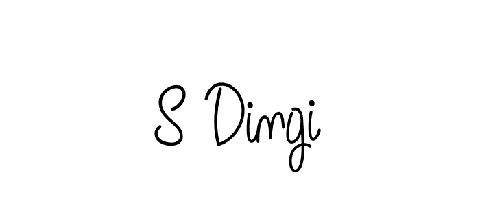 Once you've used our free online signature maker to create your best signature Angelique-Rose-font-FFP style, it's time to enjoy all of the benefits that S Dingi name signing documents. S Dingi signature style 5 images and pictures png