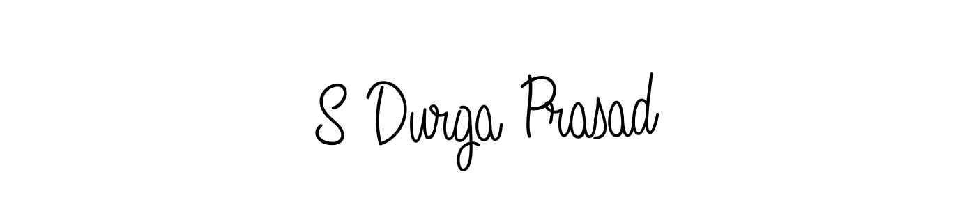 Create a beautiful signature design for name S Durga Prasad. With this signature (Angelique-Rose-font-FFP) fonts, you can make a handwritten signature for free. S Durga Prasad signature style 5 images and pictures png