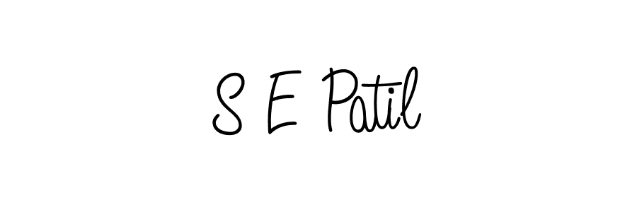 Also we have S E Patil name is the best signature style. Create professional handwritten signature collection using Angelique-Rose-font-FFP autograph style. S E Patil signature style 5 images and pictures png