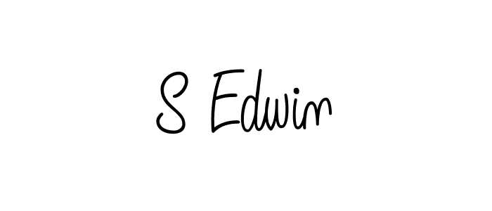 This is the best signature style for the S Edwin name. Also you like these signature font (Angelique-Rose-font-FFP). Mix name signature. S Edwin signature style 5 images and pictures png