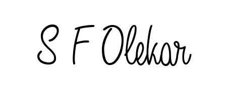 Make a beautiful signature design for name S F Olekar. Use this online signature maker to create a handwritten signature for free. S F Olekar signature style 5 images and pictures png