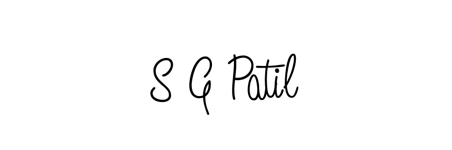 How to Draw S G Patil signature style? Angelique-Rose-font-FFP is a latest design signature styles for name S G Patil. S G Patil signature style 5 images and pictures png