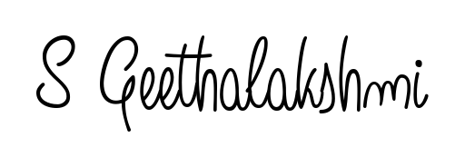 Make a beautiful signature design for name S Geethalakshmi. With this signature (Angelique-Rose-font-FFP) style, you can create a handwritten signature for free. S Geethalakshmi signature style 5 images and pictures png