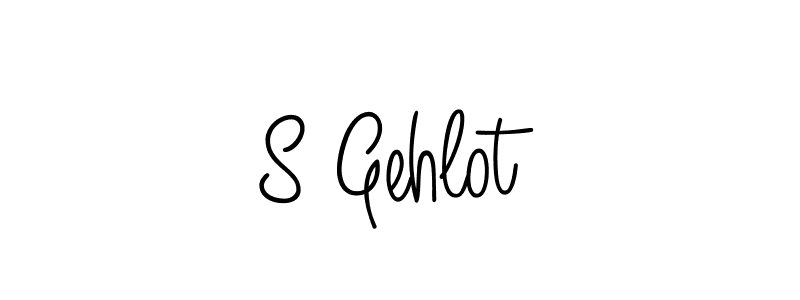 Create a beautiful signature design for name S Gehlot. With this signature (Angelique-Rose-font-FFP) fonts, you can make a handwritten signature for free. S Gehlot signature style 5 images and pictures png