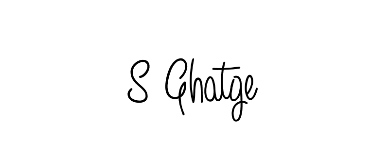 if you are searching for the best signature style for your name S Ghatge. so please give up your signature search. here we have designed multiple signature styles  using Angelique-Rose-font-FFP. S Ghatge signature style 5 images and pictures png