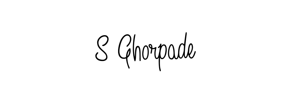 Make a beautiful signature design for name S Ghorpade. Use this online signature maker to create a handwritten signature for free. S Ghorpade signature style 5 images and pictures png