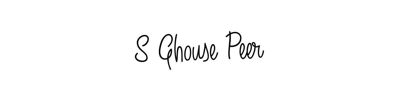 Use a signature maker to create a handwritten signature online. With this signature software, you can design (Angelique-Rose-font-FFP) your own signature for name S Ghouse Peer. S Ghouse Peer signature style 5 images and pictures png