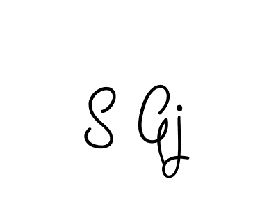 How to make S Gj name signature. Use Angelique-Rose-font-FFP style for creating short signs online. This is the latest handwritten sign. S Gj signature style 5 images and pictures png