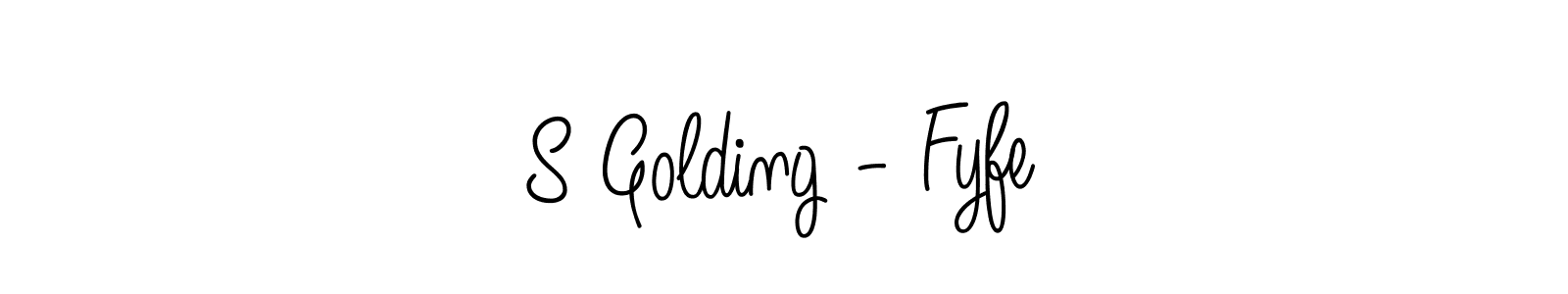 How to make S Golding - Fyfe signature? Angelique-Rose-font-FFP is a professional autograph style. Create handwritten signature for S Golding - Fyfe name. S Golding - Fyfe signature style 5 images and pictures png