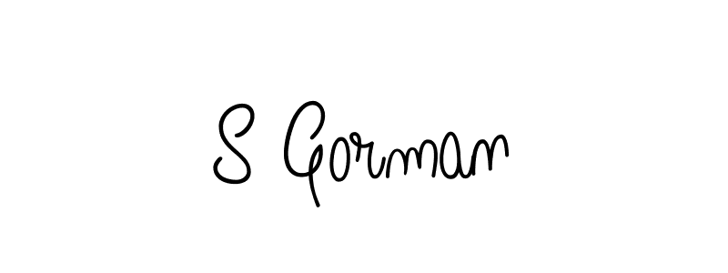 Make a beautiful signature design for name S Gorman. Use this online signature maker to create a handwritten signature for free. S Gorman signature style 5 images and pictures png