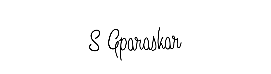 Check out images of Autograph of S Gparaskar name. Actor S Gparaskar Signature Style. Angelique-Rose-font-FFP is a professional sign style online. S Gparaskar signature style 5 images and pictures png