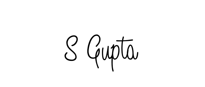 How to Draw S Gupta signature style? Angelique-Rose-font-FFP is a latest design signature styles for name S Gupta. S Gupta signature style 5 images and pictures png