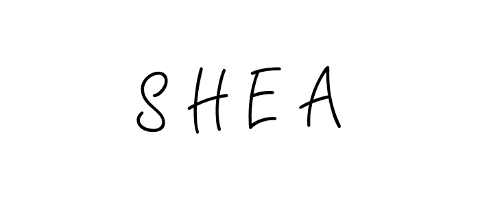 Create a beautiful signature design for name S H E A. With this signature (Angelique-Rose-font-FFP) fonts, you can make a handwritten signature for free. S H E A signature style 5 images and pictures png