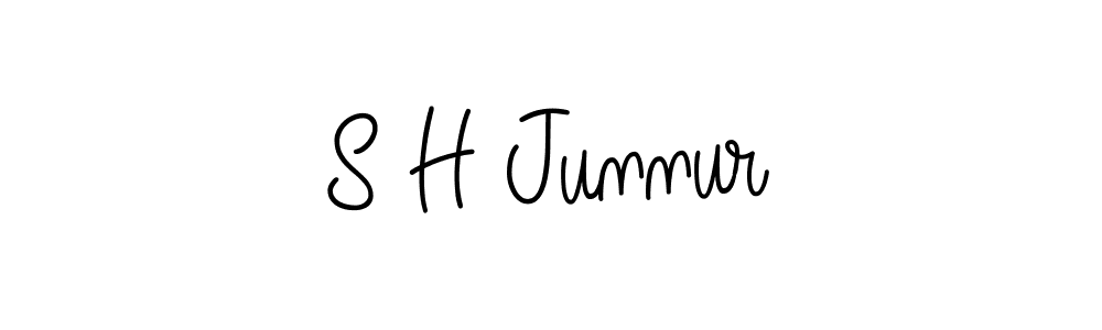 Also You can easily find your signature by using the search form. We will create S H Junnur name handwritten signature images for you free of cost using Angelique-Rose-font-FFP sign style. S H Junnur signature style 5 images and pictures png