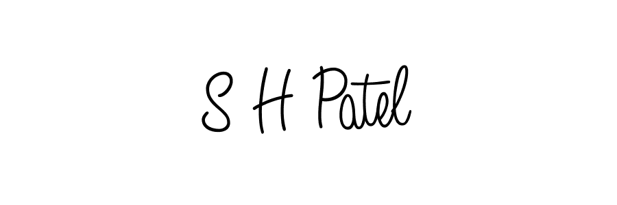 How to Draw S H Patel signature style? Angelique-Rose-font-FFP is a latest design signature styles for name S H Patel. S H Patel signature style 5 images and pictures png