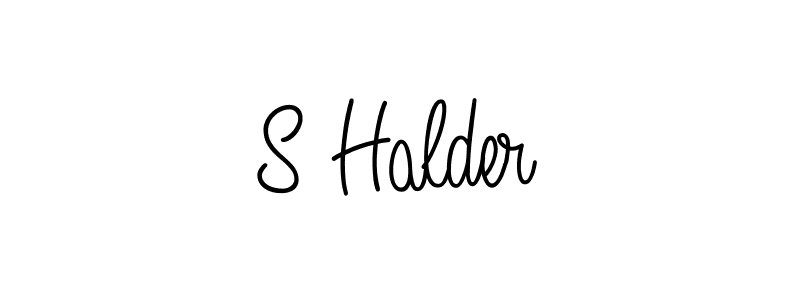 if you are searching for the best signature style for your name S Halder. so please give up your signature search. here we have designed multiple signature styles  using Angelique-Rose-font-FFP. S Halder signature style 5 images and pictures png