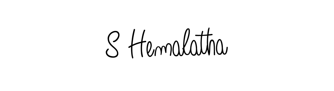 How to Draw S Hemalatha signature style? Angelique-Rose-font-FFP is a latest design signature styles for name S Hemalatha. S Hemalatha signature style 5 images and pictures png
