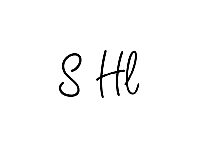 Also we have S Hl name is the best signature style. Create professional handwritten signature collection using Angelique-Rose-font-FFP autograph style. S Hl signature style 5 images and pictures png