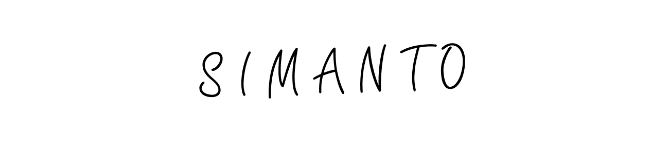 Also You can easily find your signature by using the search form. We will create S I M A N T O name handwritten signature images for you free of cost using Angelique-Rose-font-FFP sign style. S I M A N T O signature style 5 images and pictures png