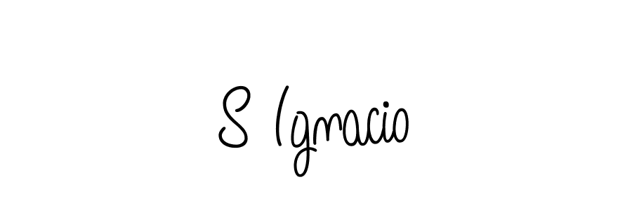 Design your own signature with our free online signature maker. With this signature software, you can create a handwritten (Angelique-Rose-font-FFP) signature for name S Ignacio. S Ignacio signature style 5 images and pictures png