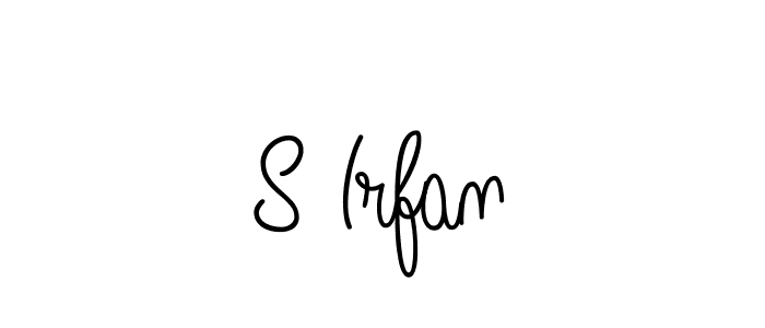 The best way (Angelique-Rose-font-FFP) to make a short signature is to pick only two or three words in your name. The name S Irfan include a total of six letters. For converting this name. S Irfan signature style 5 images and pictures png