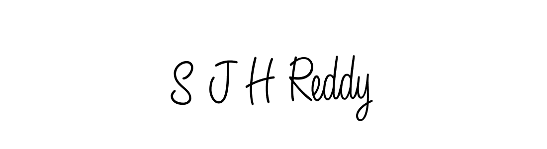 How to Draw S J H Reddy signature style? Angelique-Rose-font-FFP is a latest design signature styles for name S J H Reddy. S J H Reddy signature style 5 images and pictures png