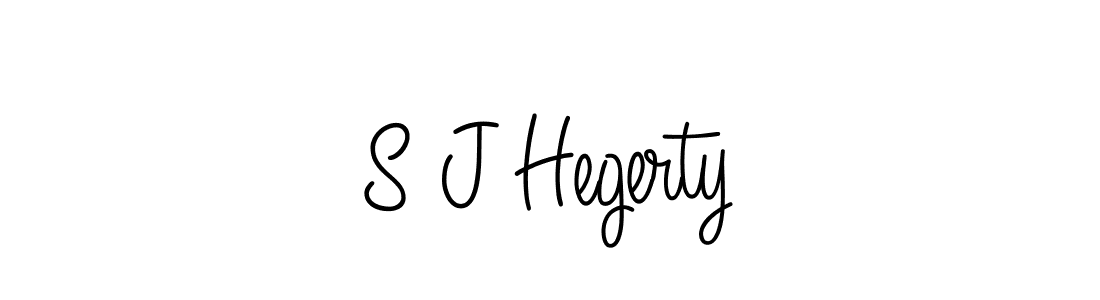 Use a signature maker to create a handwritten signature online. With this signature software, you can design (Angelique-Rose-font-FFP) your own signature for name S J Hegerty. S J Hegerty signature style 5 images and pictures png