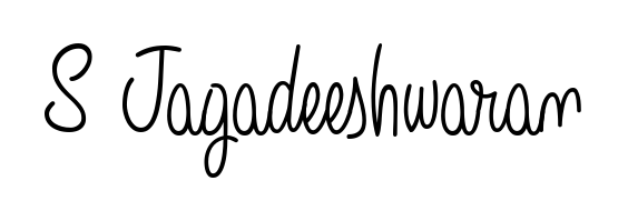 The Angelique-Rose-font-FFP font gives name S Jagadeeshwaran a signature that looks effortless yet distinguished. Download high-res PNG instantly. S Jagadeeshwaran signature style 5 images and pictures png