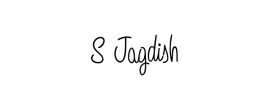 Best and Professional Signature Style for S Jagdish. Angelique-Rose-font-FFP Best Signature Style Collection. S Jagdish signature style 5 images and pictures png