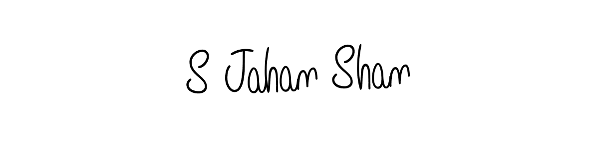How to make S Jahan Shan signature? Angelique-Rose-font-FFP is a professional autograph style. Create handwritten signature for S Jahan Shan name. S Jahan Shan signature style 5 images and pictures png