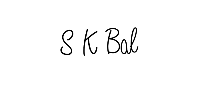 How to make S K Bal signature? Angelique-Rose-font-FFP is a professional autograph style. Create handwritten signature for S K Bal name. S K Bal signature style 5 images and pictures png