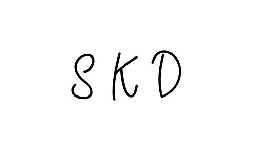 S K D stylish signature style. Best Handwritten Sign (Angelique-Rose-font-FFP) for my name. Handwritten Signature Collection Ideas for my name S K D. S K D signature style 5 images and pictures png