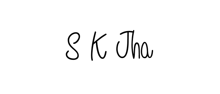 Similarly Angelique-Rose-font-FFP is the best handwritten signature design. Signature creator online .You can use it as an online autograph creator for name S K Jha. S K Jha signature style 5 images and pictures png