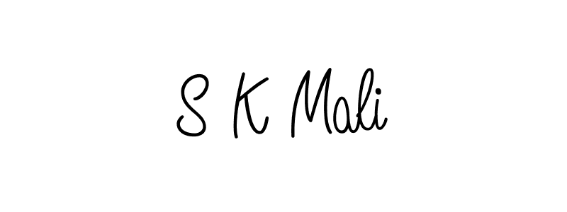 How to make S K Mali signature? Angelique-Rose-font-FFP is a professional autograph style. Create handwritten signature for S K Mali name. S K Mali signature style 5 images and pictures png