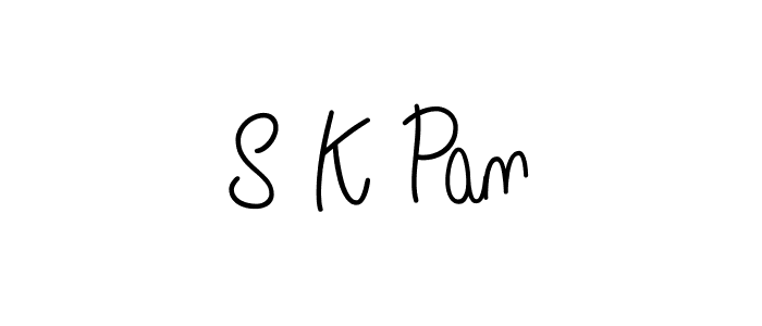 Create a beautiful signature design for name S K Pan. With this signature (Angelique-Rose-font-FFP) fonts, you can make a handwritten signature for free. S K Pan signature style 5 images and pictures png