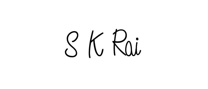 if you are searching for the best signature style for your name S K Rai. so please give up your signature search. here we have designed multiple signature styles  using Angelique-Rose-font-FFP. S K Rai signature style 5 images and pictures png