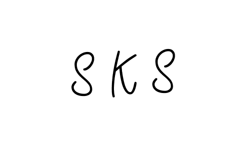How to make S K S name signature. Use Angelique-Rose-font-FFP style for creating short signs online. This is the latest handwritten sign. S K S signature style 5 images and pictures png