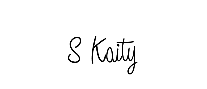 Angelique-Rose-font-FFP is a professional signature style that is perfect for those who want to add a touch of class to their signature. It is also a great choice for those who want to make their signature more unique. Get S Kaity name to fancy signature for free. S Kaity signature style 5 images and pictures png